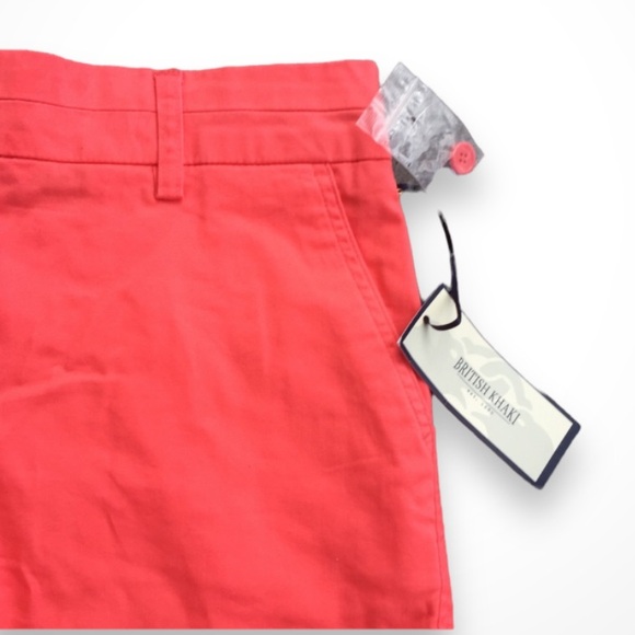 NWT British Khaki || woman’s coral shorts size 2 - Picture 8 of 8